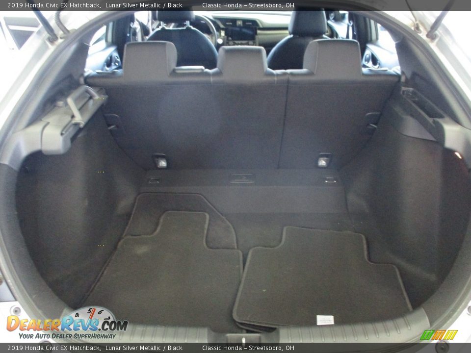 2019 Honda Civic EX Hatchback Lunar Silver Metallic / Black Photo #22