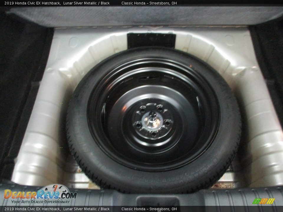 2019 Honda Civic EX Hatchback Lunar Silver Metallic / Black Photo #23