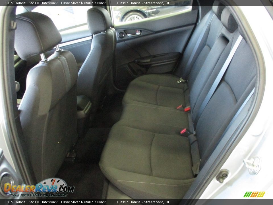 2019 Honda Civic EX Hatchback Lunar Silver Metallic / Black Photo #26