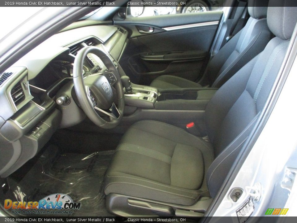 2019 Honda Civic EX Hatchback Lunar Silver Metallic / Black Photo #29