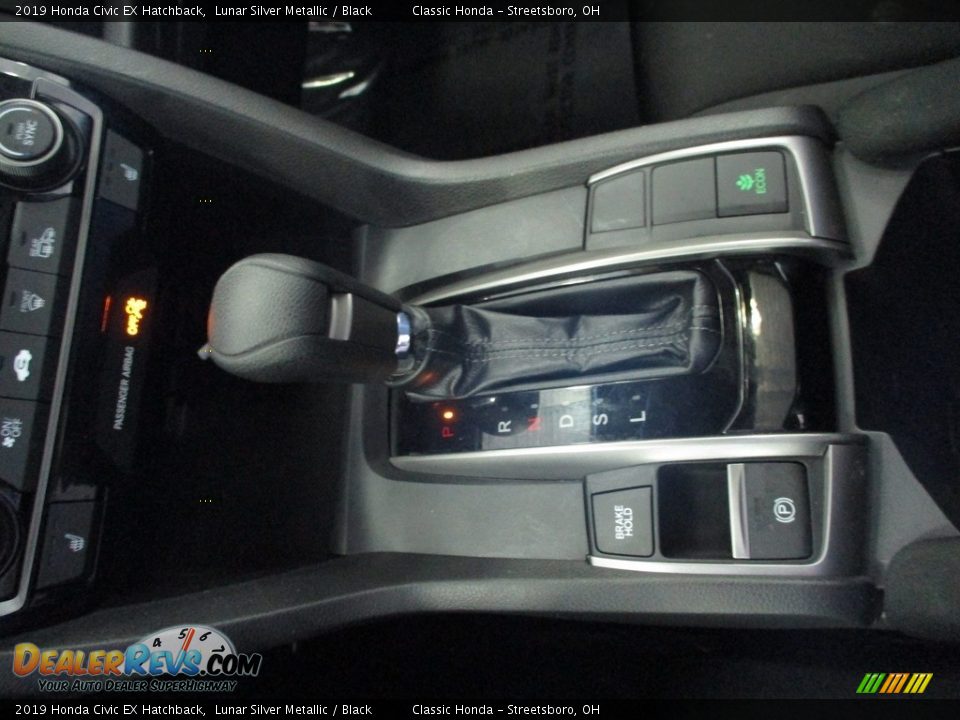 2019 Honda Civic EX Hatchback Lunar Silver Metallic / Black Photo #35