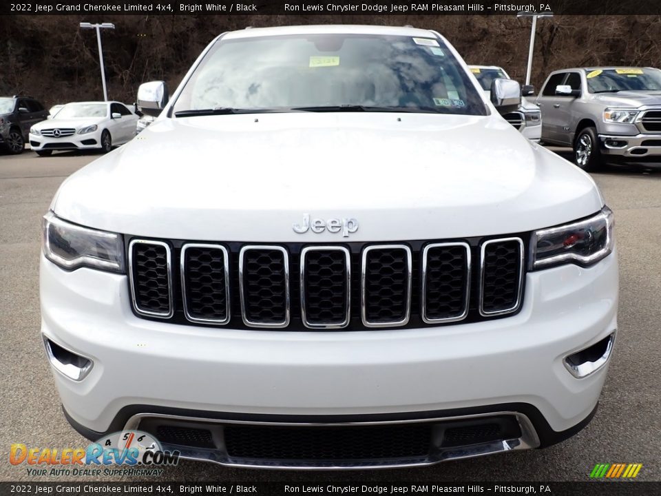 2022 Jeep Grand Cherokee Limited 4x4 Bright White / Black Photo #9