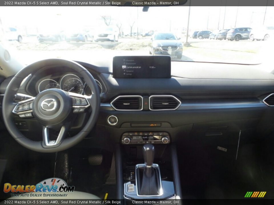 2022 Mazda CX-5 S Select AWD Soul Red Crystal Metallic / Silk Beige Photo #3