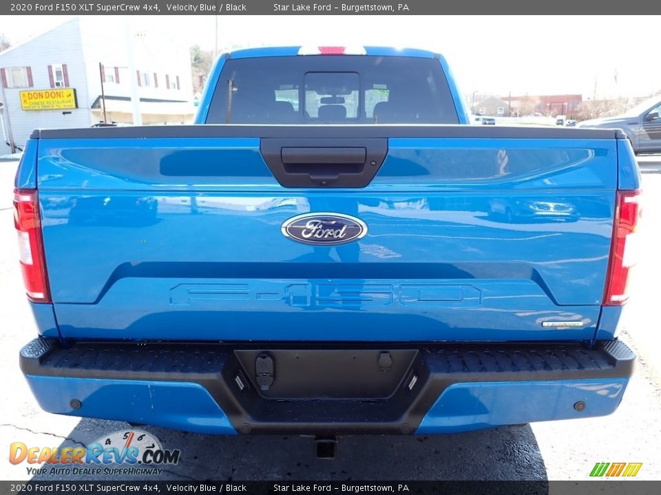 2020 Ford F150 XLT SuperCrew 4x4 Velocity Blue / Black Photo #4