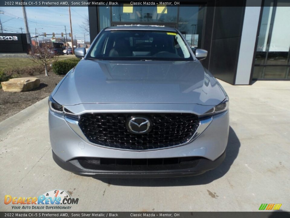 2022 Mazda CX-5 S Preferred AWD Sonic Silver Metallic / Black Photo #2