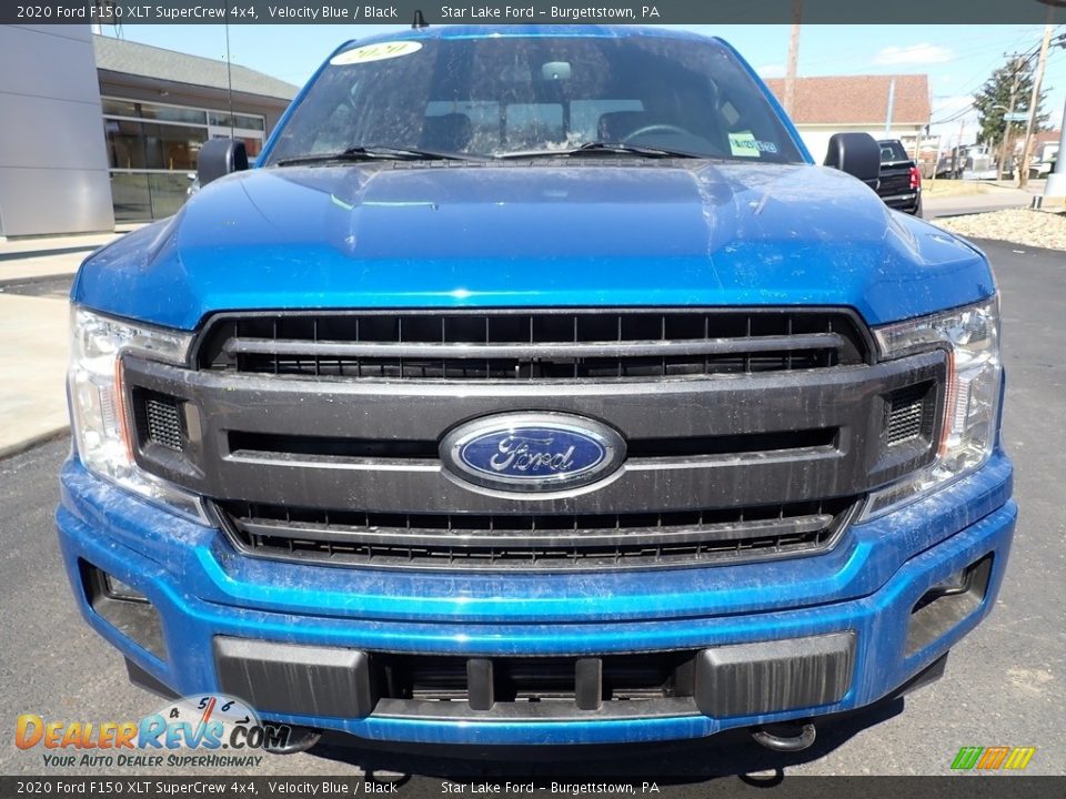 2020 Ford F150 XLT SuperCrew 4x4 Velocity Blue / Black Photo #8