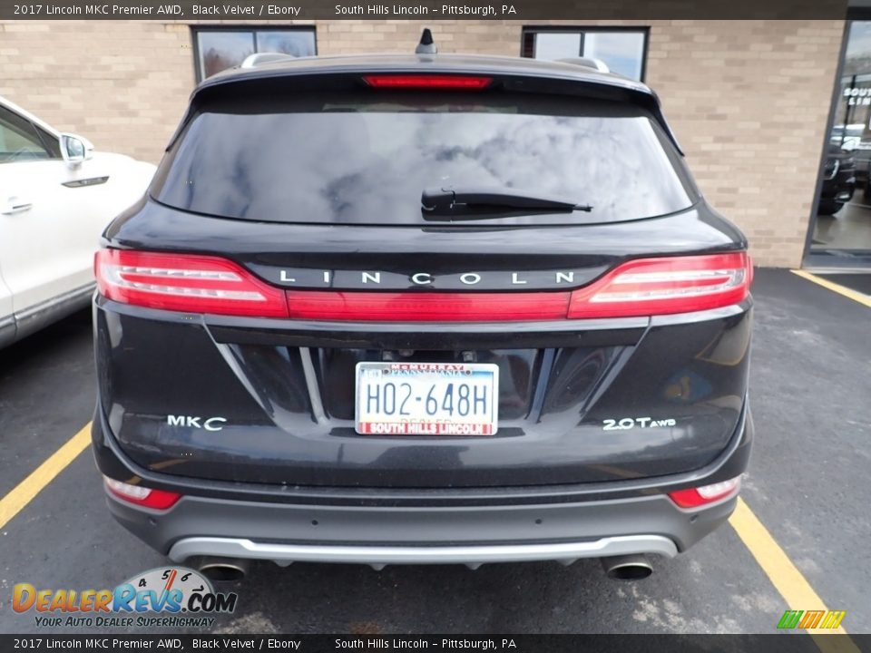 2017 Lincoln MKC Premier AWD Black Velvet / Ebony Photo #3