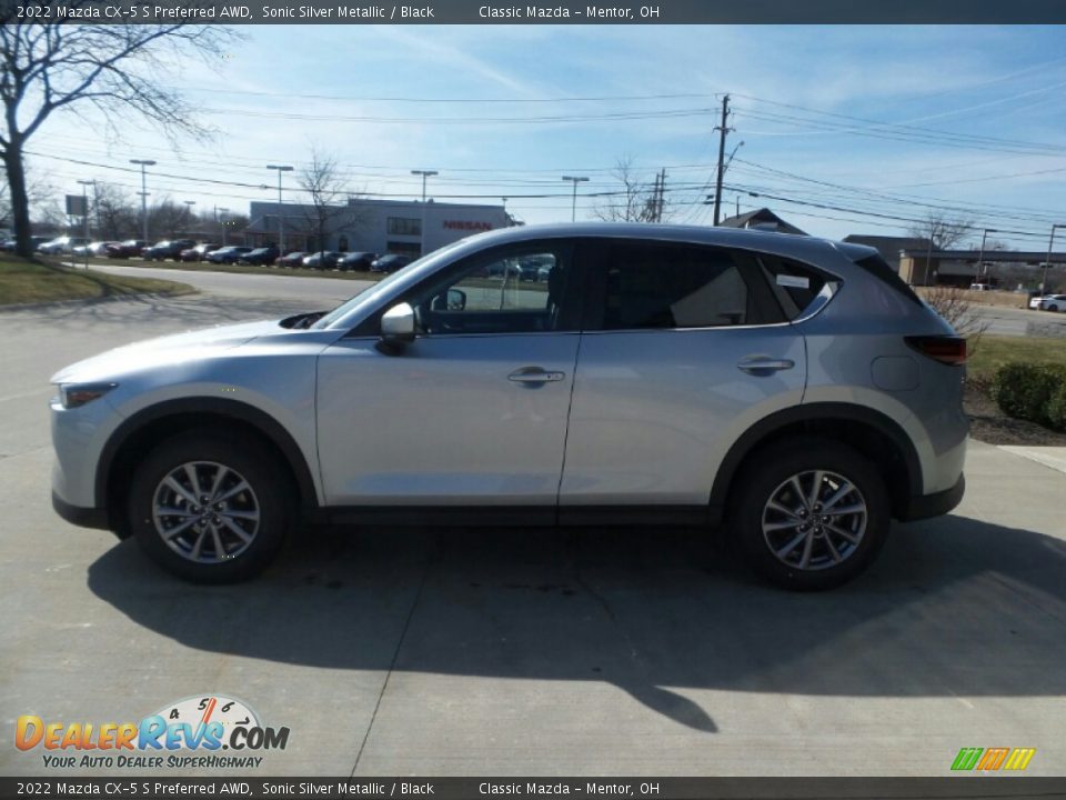 2022 Mazda CX-5 S Preferred AWD Sonic Silver Metallic / Black Photo #6
