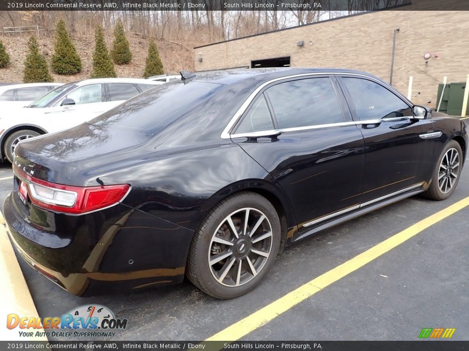 2019 Lincoln Continental Reserve AWD Infinite Black Metallic / Ebony Photo #2