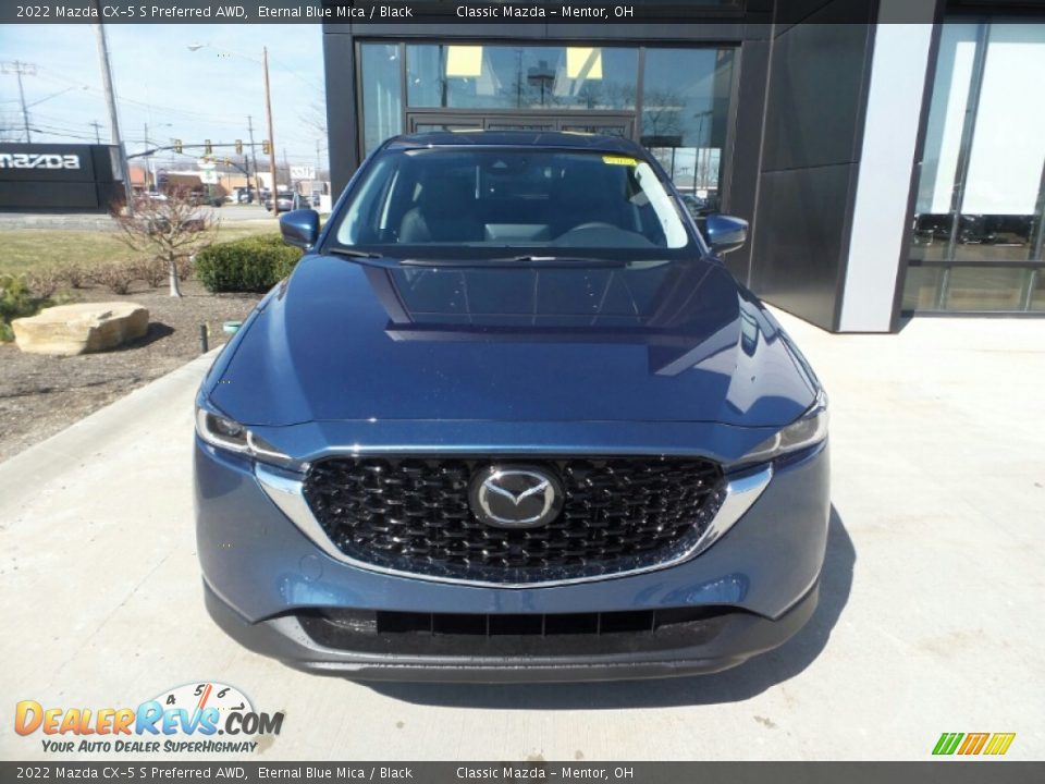 2022 Mazda CX-5 S Preferred AWD Eternal Blue Mica / Black Photo #2