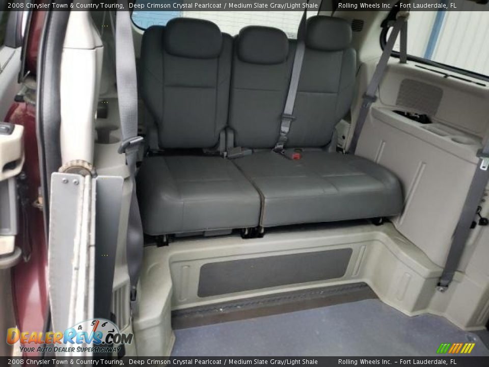 2008 Chrysler Town & Country Touring Deep Crimson Crystal Pearlcoat / Medium Slate Gray/Light Shale Photo #7
