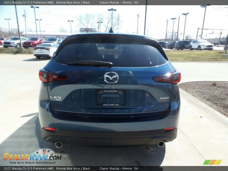 2022 Mazda CX-5 S Preferred AWD Eternal Blue Mica / Black Photo #5