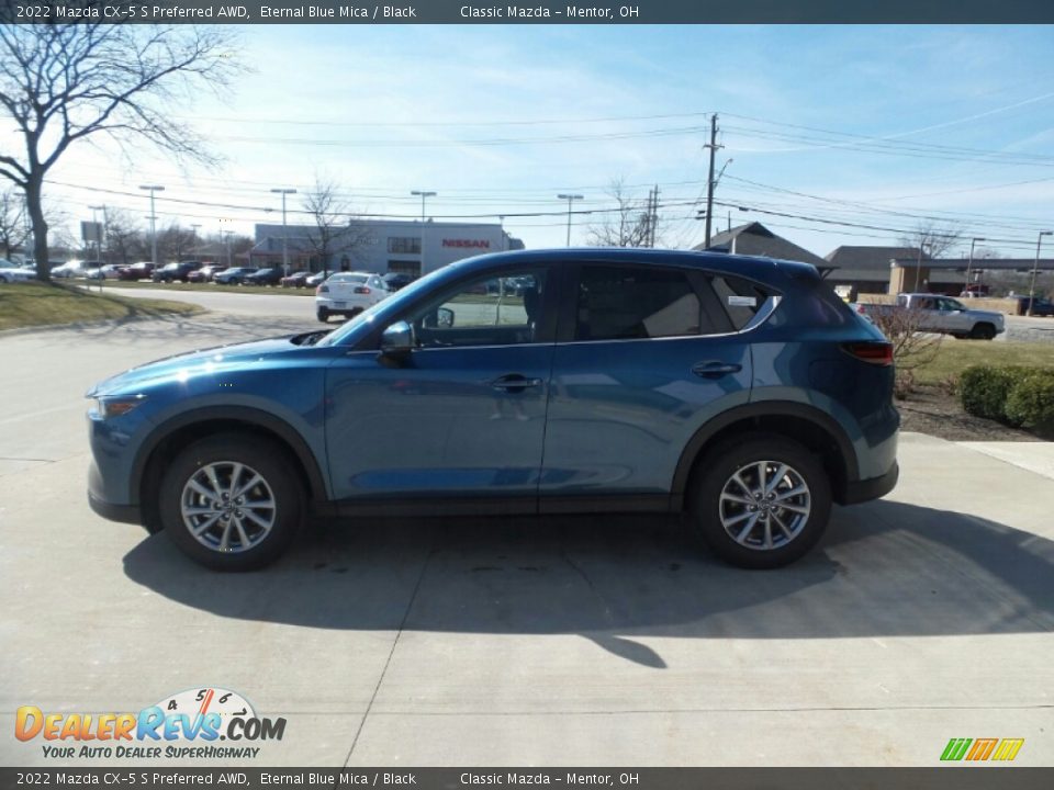 2022 Mazda CX-5 S Preferred AWD Eternal Blue Mica / Black Photo #6