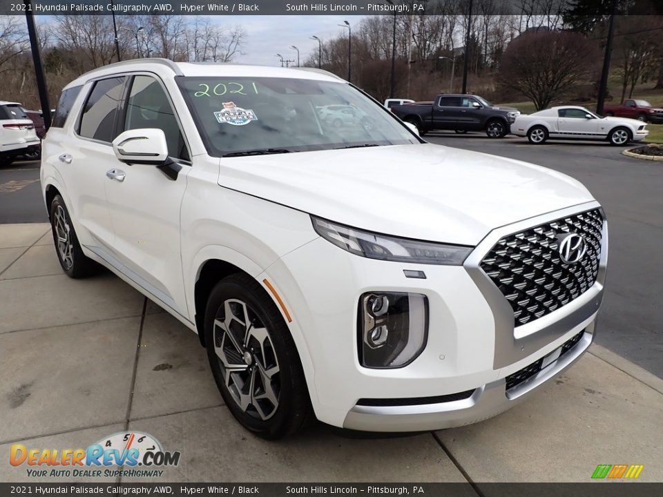 2021 Hyundai Palisade Calligraphy AWD Hyper White / Black Photo #8