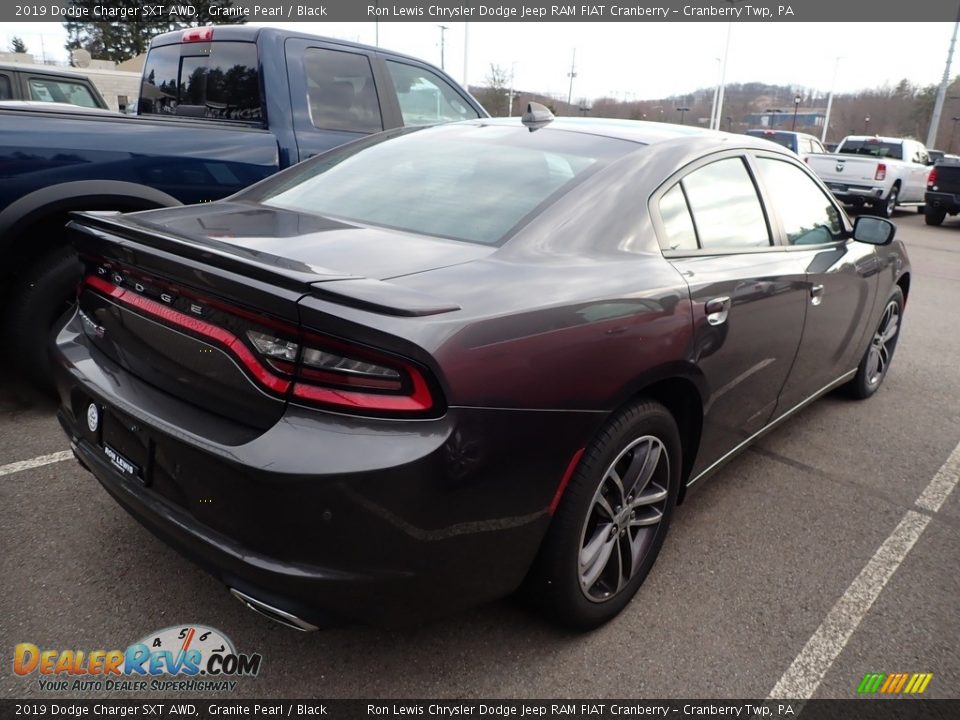 2019 Dodge Charger SXT AWD Granite Pearl / Black Photo #3