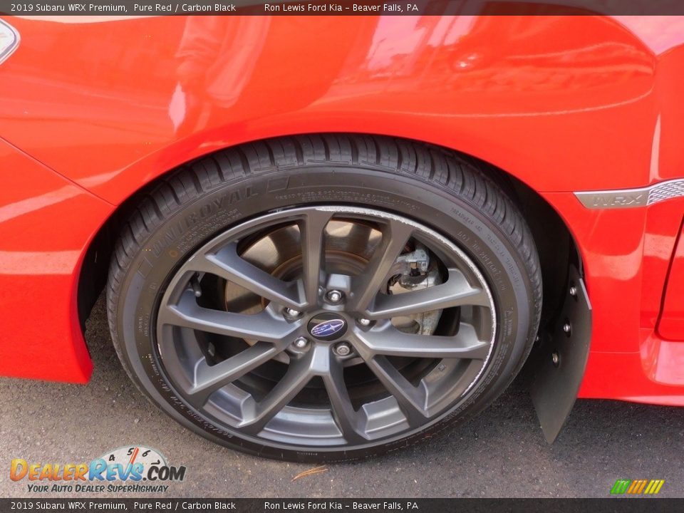 2019 Subaru WRX Premium Pure Red / Carbon Black Photo #10