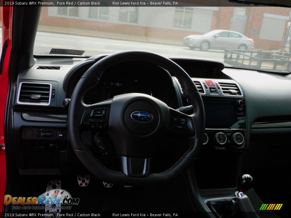 2019 Subaru WRX Premium Pure Red / Carbon Black Photo #13