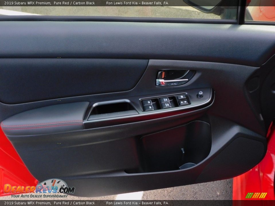 2019 Subaru WRX Premium Pure Red / Carbon Black Photo #14