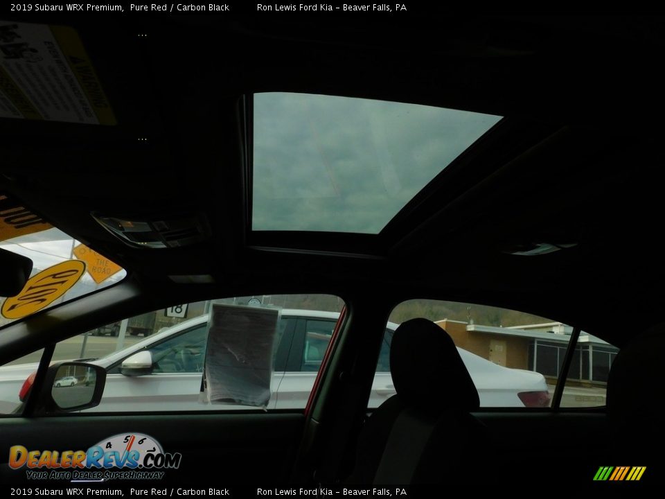 2019 Subaru WRX Premium Pure Red / Carbon Black Photo #15