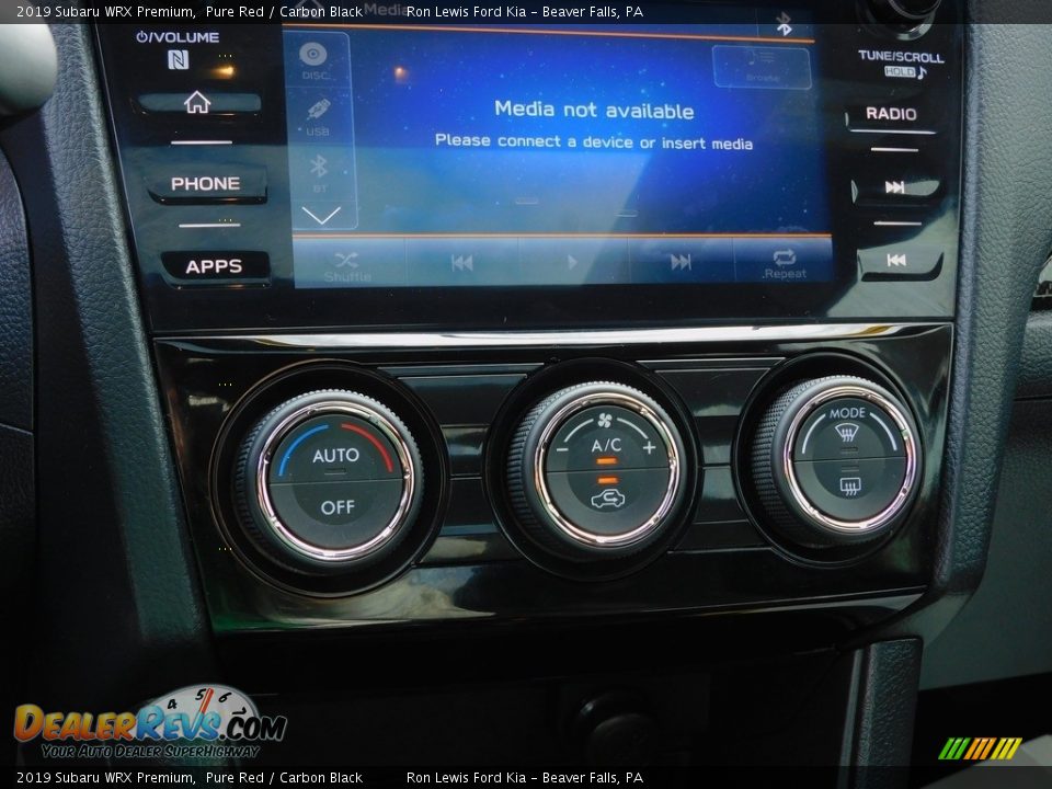 2019 Subaru WRX Premium Pure Red / Carbon Black Photo #17
