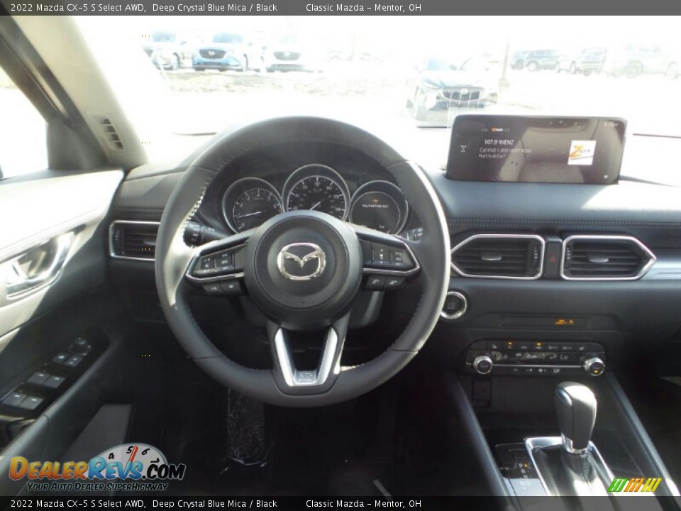 2022 Mazda CX-5 S Select AWD Deep Crystal Blue Mica / Black Photo #4