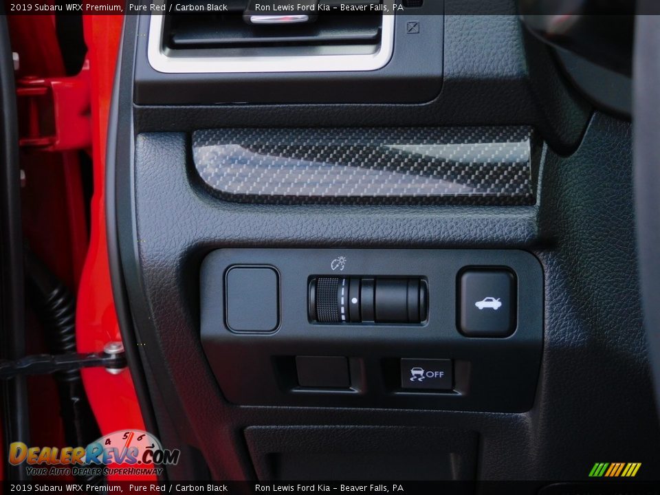 2019 Subaru WRX Premium Pure Red / Carbon Black Photo #21