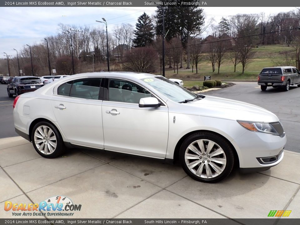 Ingot Silver Metallic 2014 Lincoln MKS EcoBoost AWD Photo #5