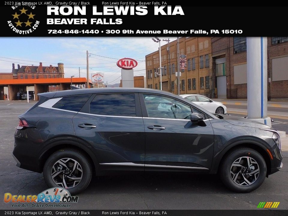 2023 Kia Sportage LX AWD Gravity Gray / Black Photo #1