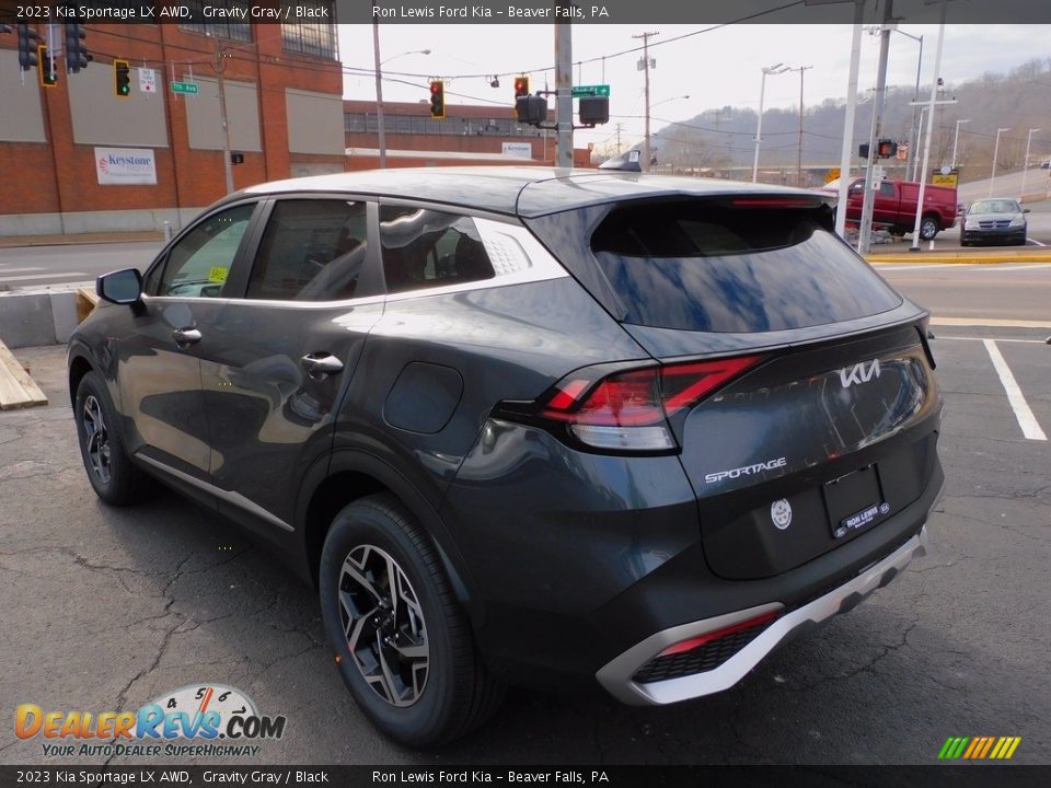 2023 Kia Sportage LX AWD Gravity Gray / Black Photo #5