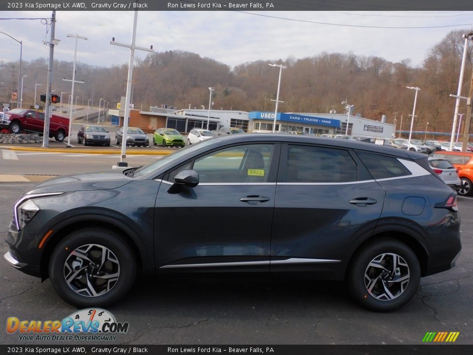 Gravity Gray 2023 Kia Sportage LX AWD Photo #6
