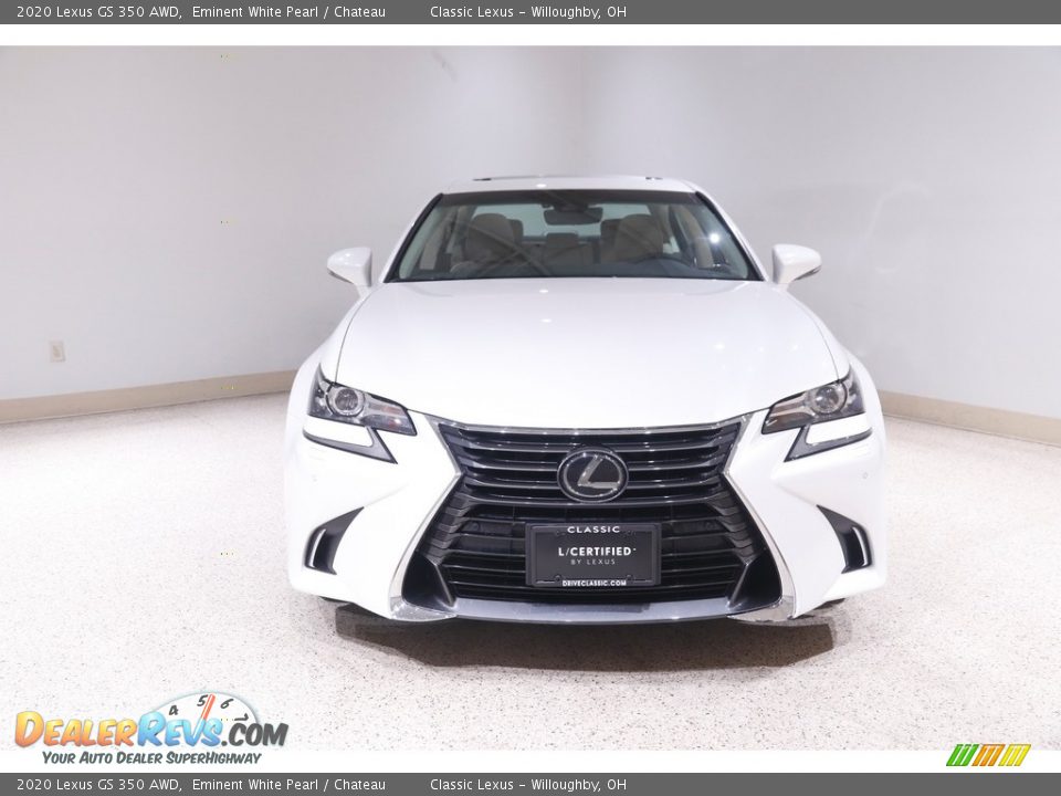 2020 Lexus GS 350 AWD Eminent White Pearl / Chateau Photo #2