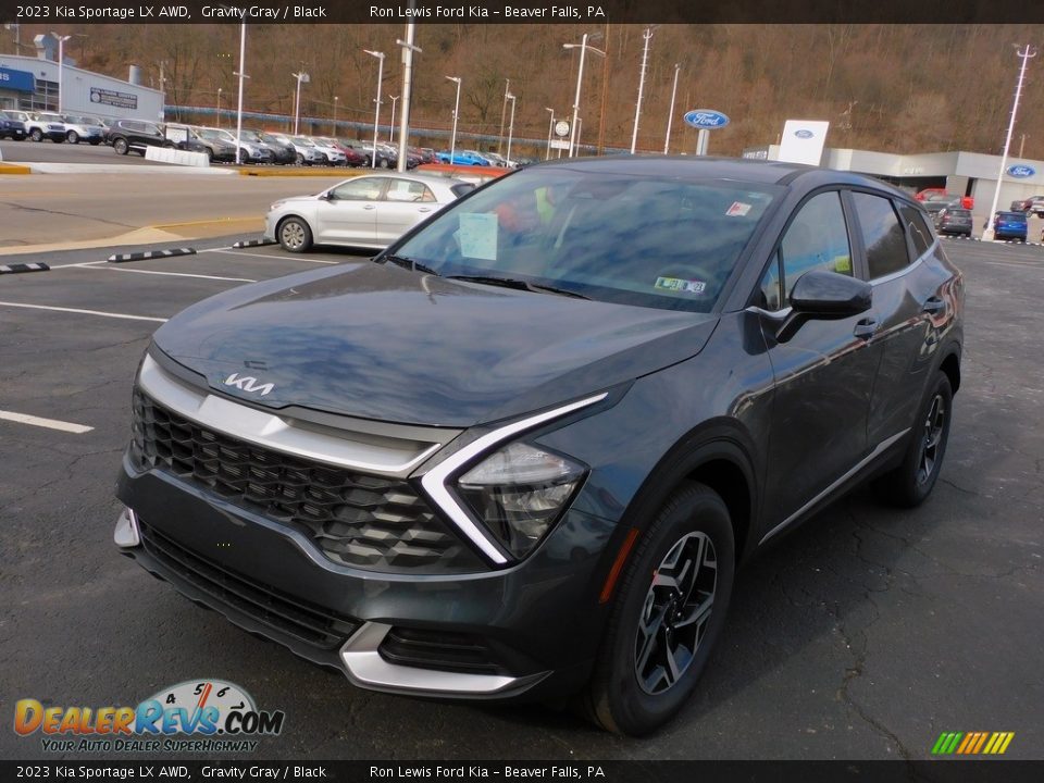 2023 Kia Sportage LX AWD Gravity Gray / Black Photo #7