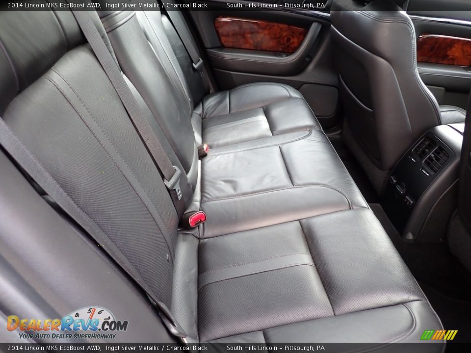 Rear Seat of 2014 Lincoln MKS EcoBoost AWD Photo #11