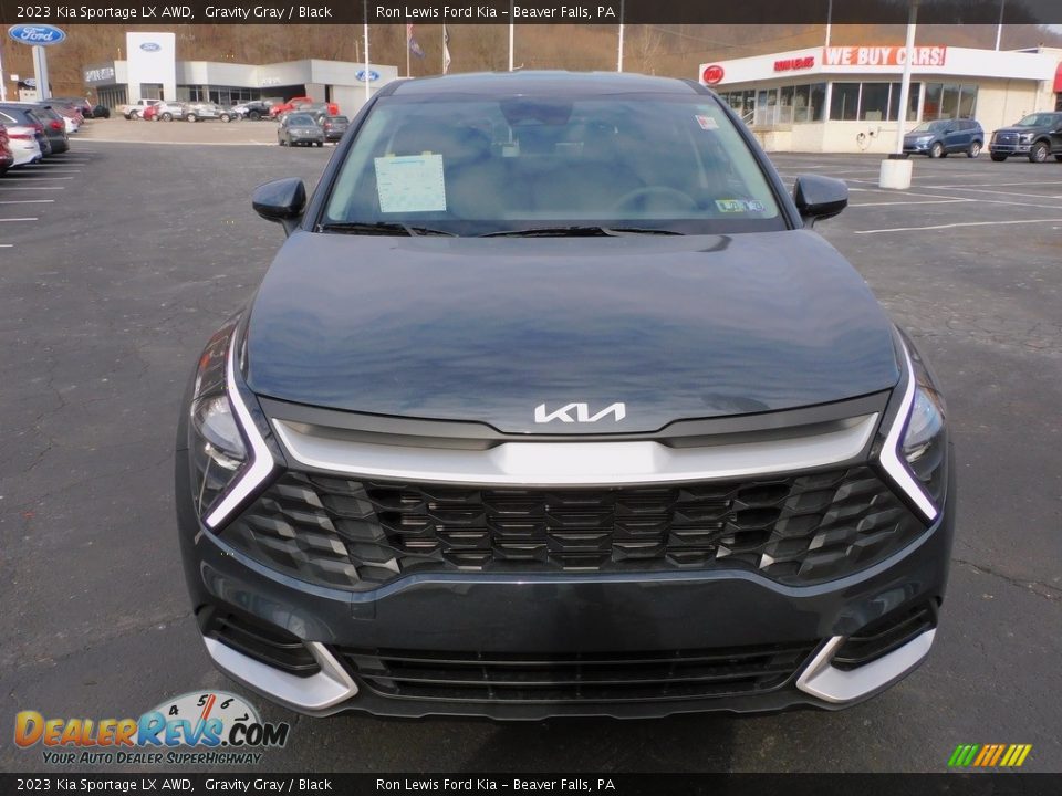2023 Kia Sportage LX AWD Gravity Gray / Black Photo #8