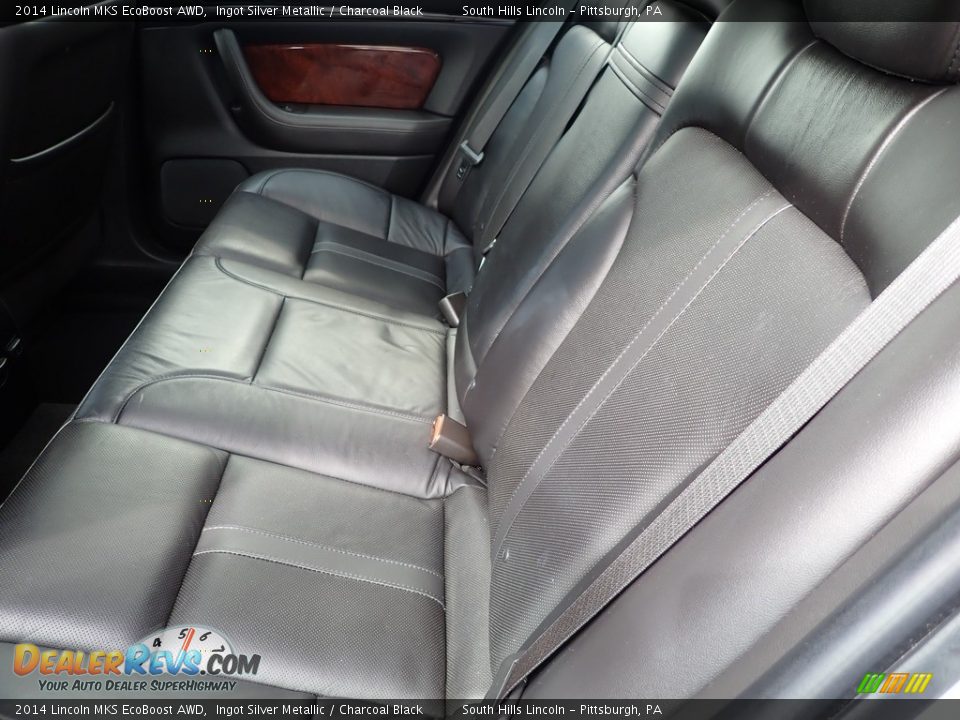 Rear Seat of 2014 Lincoln MKS EcoBoost AWD Photo #13