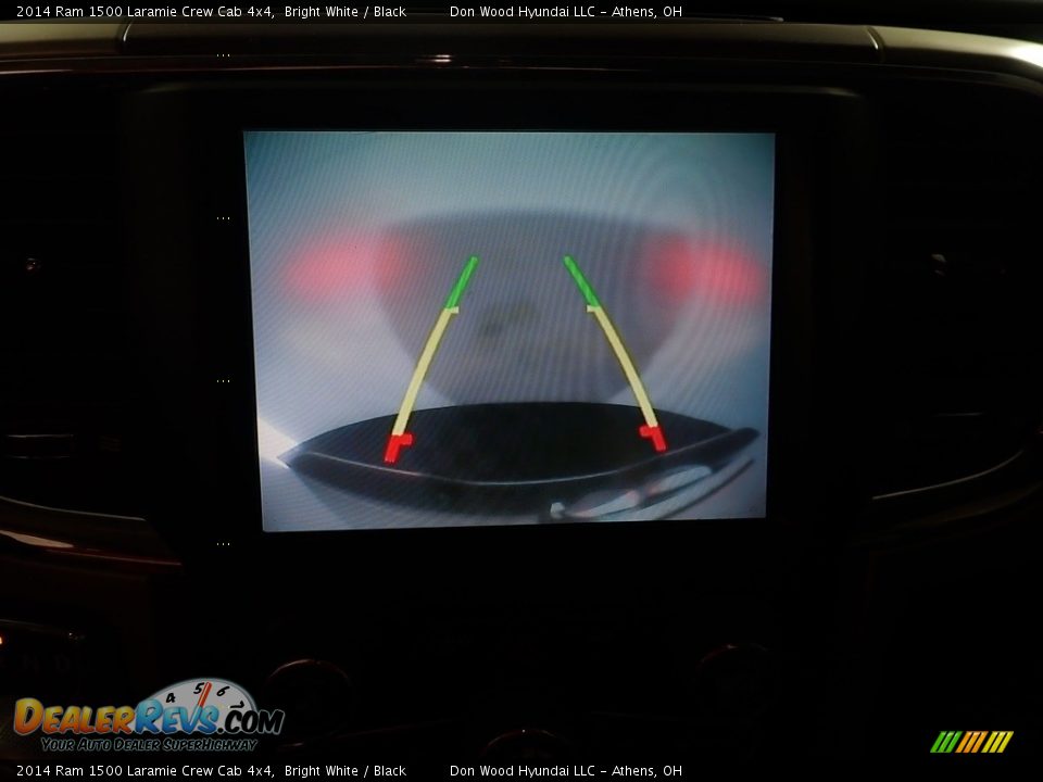 2014 Ram 1500 Laramie Crew Cab 4x4 Bright White / Black Photo #5