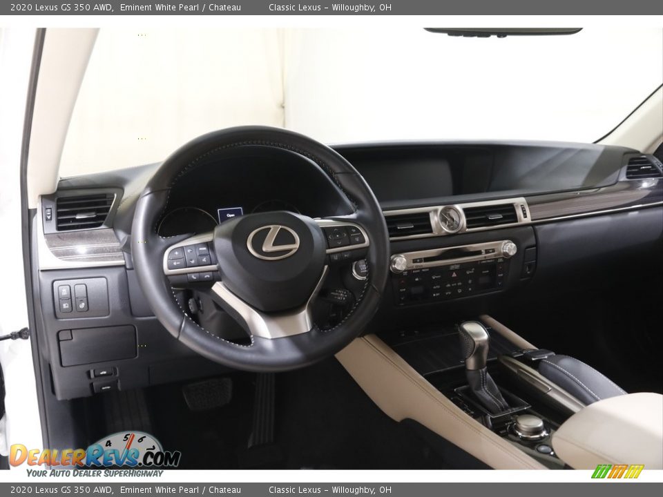 2020 Lexus GS 350 AWD Eminent White Pearl / Chateau Photo #6