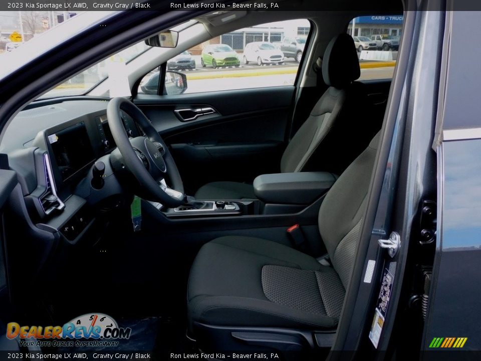 Black Interior - 2023 Kia Sportage LX AWD Photo #11