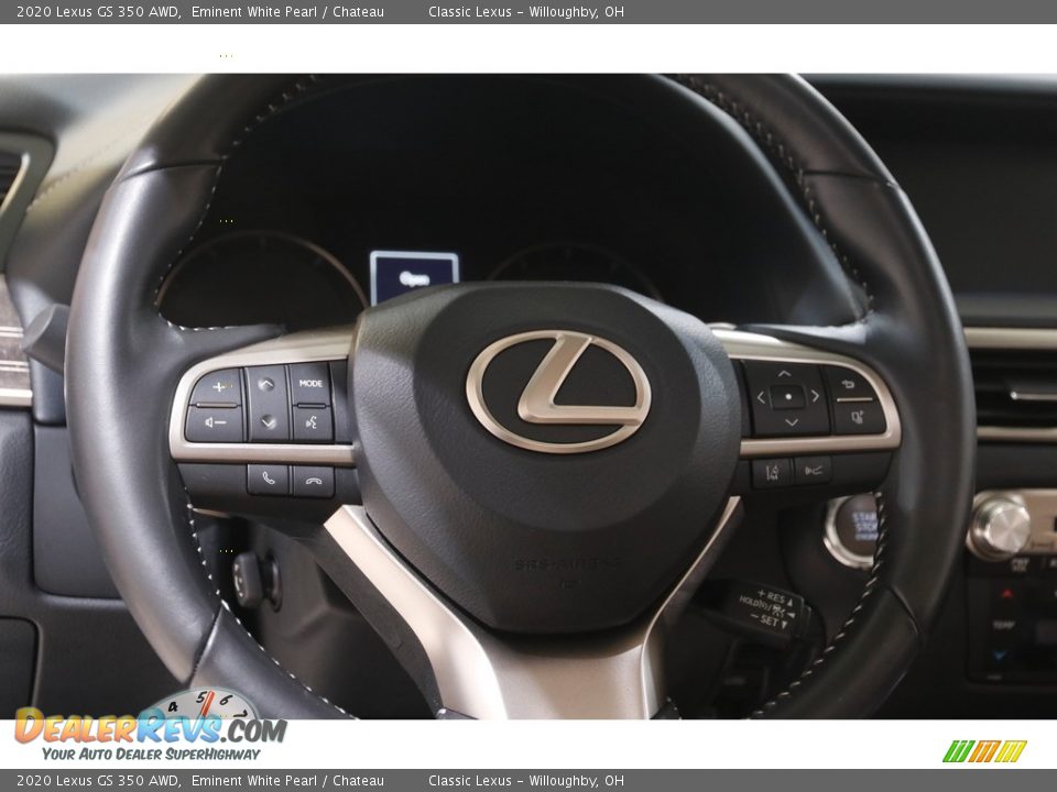 2020 Lexus GS 350 AWD Eminent White Pearl / Chateau Photo #7