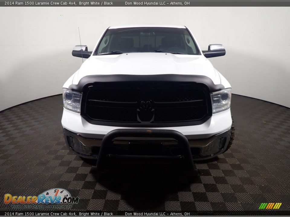 2014 Ram 1500 Laramie Crew Cab 4x4 Bright White / Black Photo #8