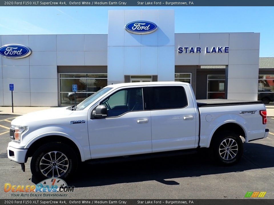 2020 Ford F150 XLT SuperCrew 4x4 Oxford White / Medium Earth Gray Photo #1