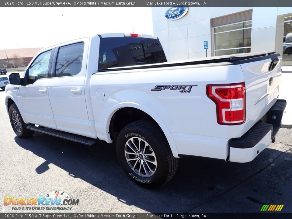 2020 Ford F150 XLT SuperCrew 4x4 Oxford White / Medium Earth Gray Photo #3