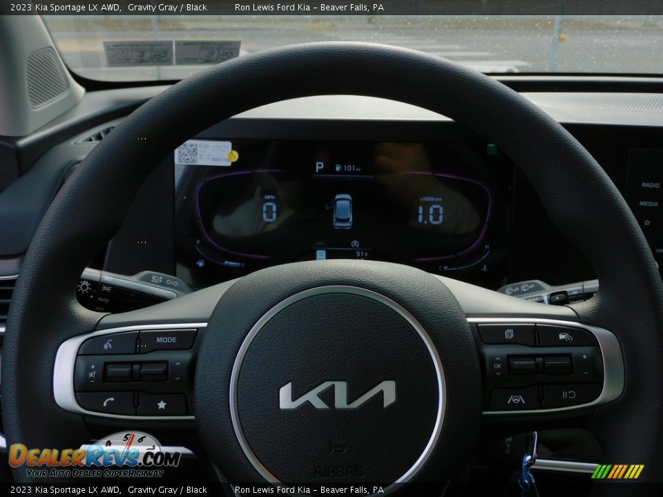 2023 Kia Sportage LX AWD Steering Wheel Photo #19