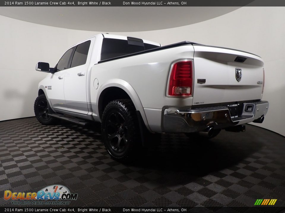 2014 Ram 1500 Laramie Crew Cab 4x4 Bright White / Black Photo #14