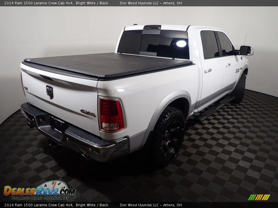 2014 Ram 1500 Laramie Crew Cab 4x4 Bright White / Black Photo #19