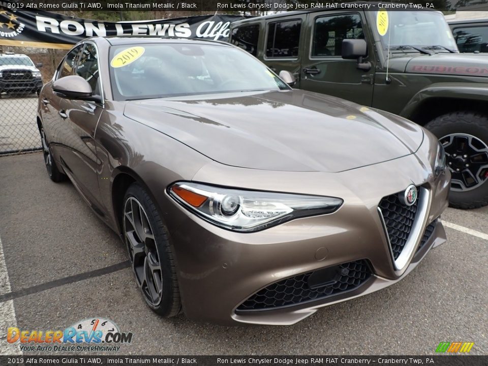 Imola Titanium Metallic 2019 Alfa Romeo Giulia Ti AWD Photo #2