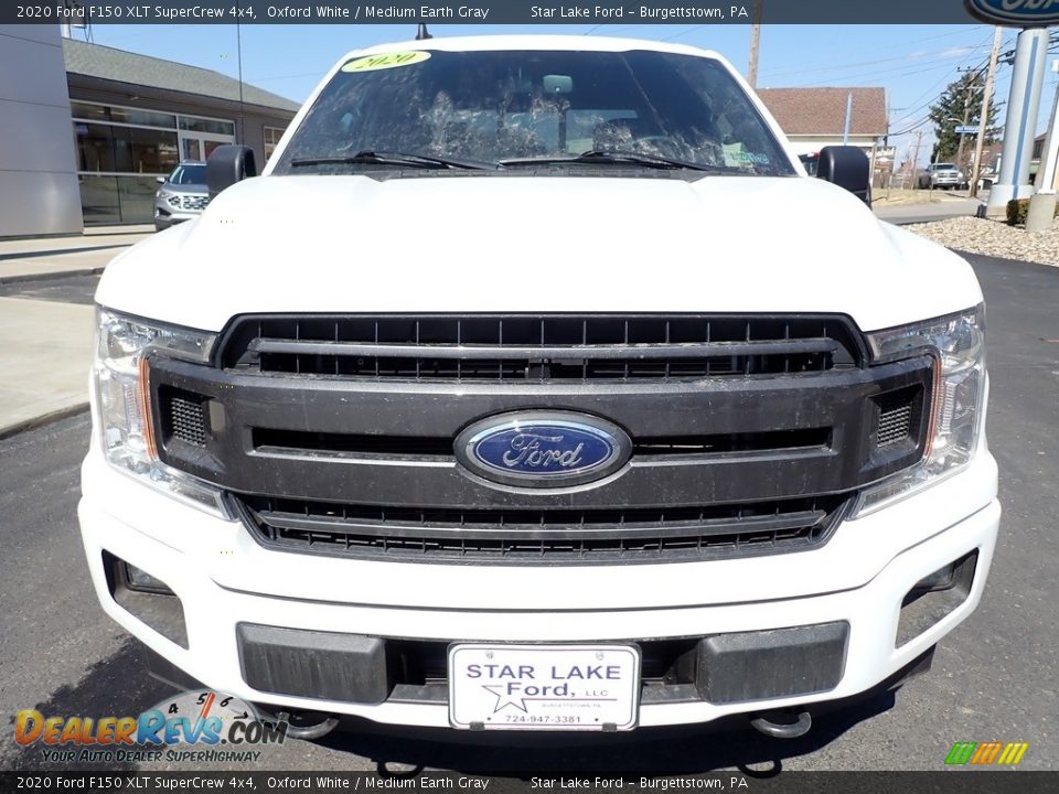 2020 Ford F150 XLT SuperCrew 4x4 Oxford White / Medium Earth Gray Photo #9