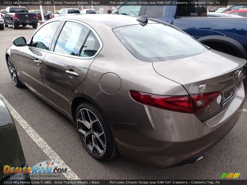 2019 Alfa Romeo Giulia Ti AWD Imola Titanium Metallic / Black Photo #3