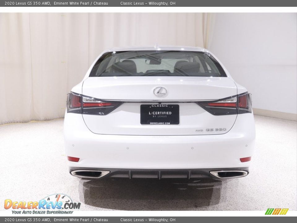 2020 Lexus GS 350 AWD Eminent White Pearl / Chateau Photo #24