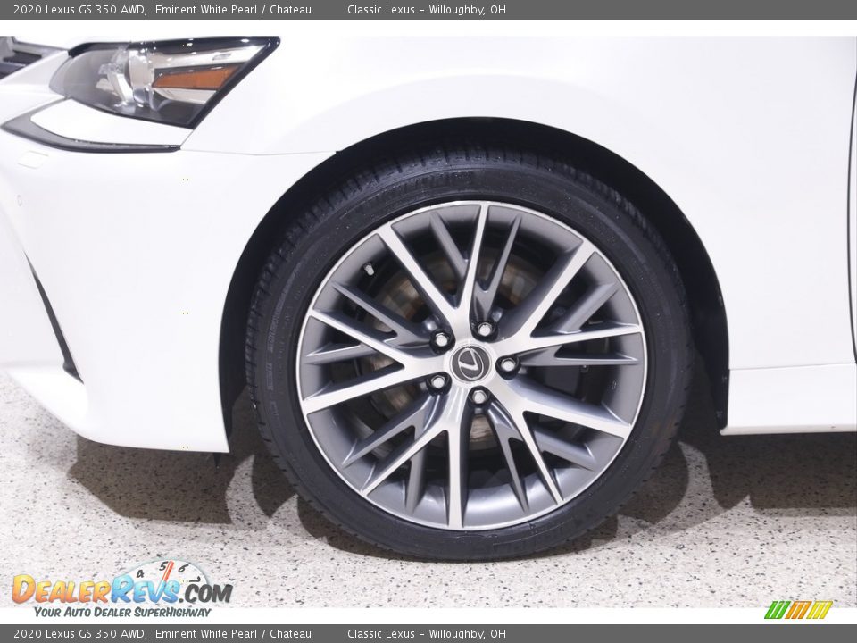 2020 Lexus GS 350 AWD Eminent White Pearl / Chateau Photo #26